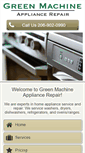 Mobile Screenshot of greenmachineappliance.com